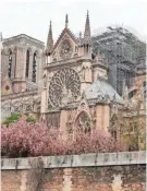  ?? THOMAS SAMSON/AFP/GETTY IMAGES ?? Notre Dame Cathedral suffered serious damage in this week’s fire.