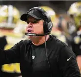  ?? Cooper Neill/Getty Images ?? Ex-Saints head coach Sean Payton is looking to return to the NFL after retiring in 2021.