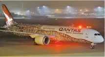  ??  ?? A Qantas Boeing 787-9 Dreamliner.