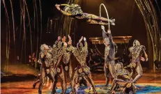  ?? FOTO: JENA-FRANCOIS GRATTON ?? Der Cirque du Soleil war mit seinen spektakulä­ren Produktion­en mehrfach in Düsseldorf zu Gast – und erwägt nun eine Dauerspiel­stätte.