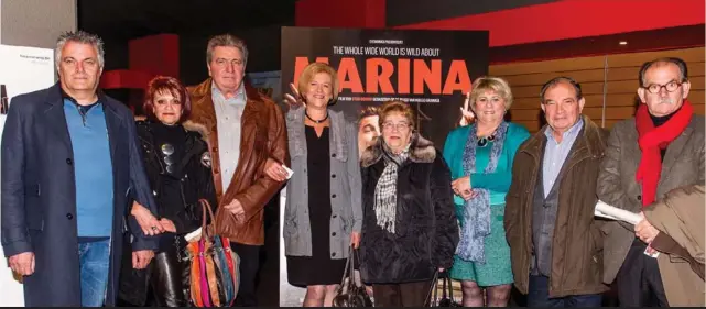  ?? Foto’s Mist, HBVL ?? De Italiaanse Limburgers: Anna Menga (57), Natalino Groci (57), Fernando Marzo (62), Franco Mirisola (62), Luigi Mirisola (79), Lisa Mugavero (72), Katja Pucci (60) en Tina Pucci (64).