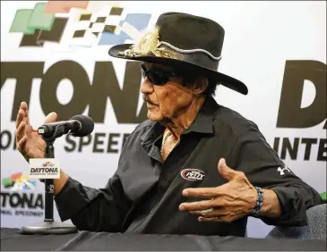  ?? JOHN RAOUX / AP ?? “If (Richard Petty, above) couldn’t go to the racetrack, he would just sit down and wither away. I honestly believe that until the day they put him in the ground, he’s going to be at a racetrack somewhere,” says Kyle Petty, Richard’s son.