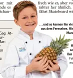  ?? Fotos: Edel mann ?? … und so kennen ihn viele Kinder aus dem Fernsehen. Hier erzählt Marwin mehr über sein Hobby und seinen gro ßen Traum.