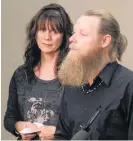  ?? Picture / AP ?? Robert Bergdahl, with wife Jani, spoke Pashtu and Arabic at the White House.