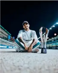  ??  ?? Hamilton is an icon on and off the track.