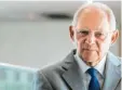  ?? Foto: dpa ?? Mächtiger Unterstütz­er für Merz: Bundestags­präsident Schäuble.