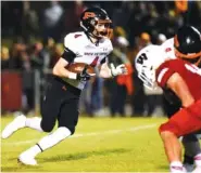  ?? STAFF FILE PHOTO BY ROBIN RUDD ?? Hunter Frame ran for a career-high 261 yards in South Pittsburg’s season opener.