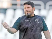  ?? VITOR SILVA/BOTAFOGO ?? Eduardo Barroca está de volta ao Botafogo com uma difícil missão