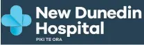  ??  ?? Problem solved . . . The New Dunedin Hospital logo will be registered as a trademark.