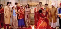  ??  ?? A still from the daily soap Devanshi showing the marriage