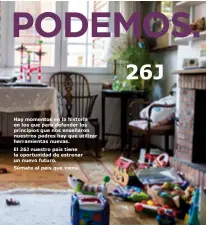  ??  ?? Kopija Manifest Podemosa izgleda kao katalog Ikee koji se godišnje objavi u 210 milijuna primjeraka diljem svijeta