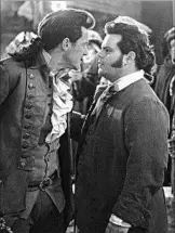  ?? LAURIE SPARHAM/DISNEY ?? Luke Evans, left, portrays Gaston, and Josh Gad plays LeFou in Disney’s “Beauty and the Beast.” Kuwait’s National Cinema Co. has issues with a scene late in the movie involving LeFou, a gay character.