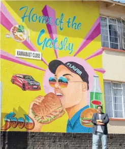  ?? SUPPLIED ?? MAYCO member for community services and health Zahid Badroodien. The completion of four murals in Athlone signals the halfway mark in the pilot mural project first initiated in Leonsdale. |