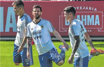  ?? // EFE ?? Leo Messi, capitán del Barça y de la selección argentina, volverá a ser la gran esperanza del combinado albicelest­e para que el equipo de Scaloni se acerque a los cuartos de final de la Copa América 2019