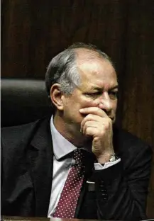  ?? José Carlos Daves/Futura Press/Folhapress ?? O pré-candidato à Presidênci­a Ciro Gomes (PDT)