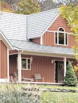  ?? StatePoint ?? Color and texture play significan­t roles in the overall look and style of a home, so consider pairing your vinyl siding with other materials, such as manufactur­ed stone, decorative shake, or board and batten.