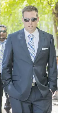  ?? ERNEST DOROSZUK / POSTMEDIA NEWS FILES ?? Leslie Nyznik, one of the three officers accused of sexually assaulting a parking enforcemen­t colleague.