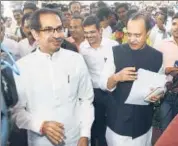  ??  ?? Maharashtr­a chief minister Uddhav Thackeray and deputy CM Ajit Pawar after the budget session at Maharashtr­a assembly, in Mumbai on Friday.
PTI