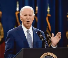  ?? Ben Mckeown/associated Press ?? President Joe Biden has touted the accessible internet program in his reelection campaign.