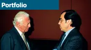  ??  ?? Nel 2002 Gian Marco Moratti e Gianni Agnelli