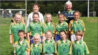  ??  ?? The Southern Gaels girls team who participat­ed in the Munster Ladies Gaelic Football Associatio­n Under 8 and Under 10 blitz at Fossa GAA Grounds