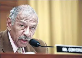  ?? Alex Brandon Associated Press ?? DEMOCRATIC Rep. John Conyers Jr.’s resignatio­n is unlikely to affect the balance of power in the House. A special election is planned in his Detroitare­a district, a party stronghold. He has endorsed his son to succeed him.