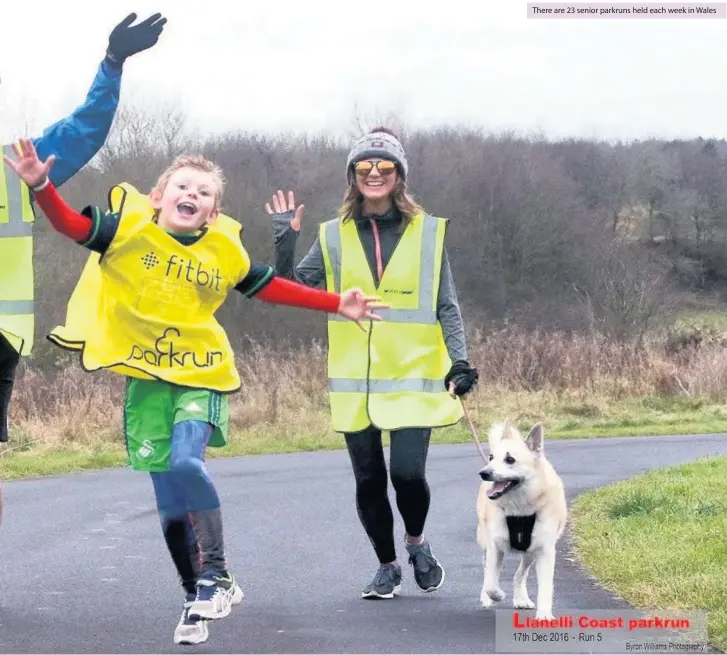  ??  ?? There are 23 senior parkruns held each week in Wales