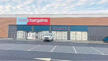  ?? ?? Home Bargains is opening a new shop in Durham.