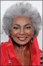  ?? Democrat-Gazette file photo ?? Star Trek’s communicat­ions officer Uhura, actress Nichelle Nichols, will be at Spa-Con in Hot Springs on Sept. 24. Martin Luther King Jr. encouraged her to stay with the role, she recalled as a guest previously at River City Comic Expo in Little Rock...