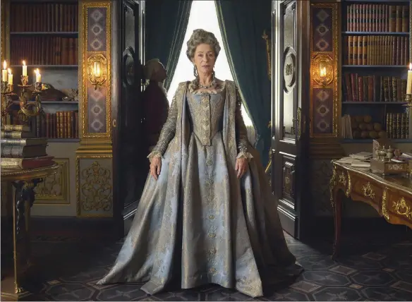  ??  ?? Helen Mirren stars in “Catherine the Great”