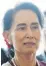  ??  ?? Aung San Suu Kyi