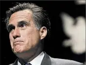  ?? CHARLIE NEIBERGALL/AP FILE PHOTO ?? Mitt Romney has not made any endorsemen­ts, which would presumably sway his fellow Mormons in Nevada.