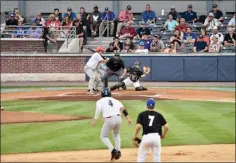  ?? PHOTO BY SAMANTHA ENGELMYER ?? Photo from the PGCBL All-Star game from July 16 in Saugerties, New York.