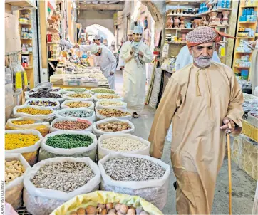  ?? ?? World class: Oman’s food culture made a big impression on Monica Galetti, below left, who learnt to make ‘an amazing spice mix’ there