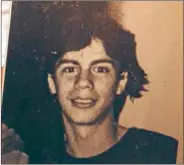  ?? Walter Bulacio ?? Tenía 17 años cuando agentes de la Federal lo mataron en 1991, en la previa del recital de Patricio Rey en Obras.