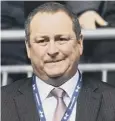  ??  ?? 0 Mike Ashley: In the firing line.