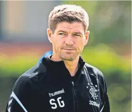  ?? Picture: SNS Group. ?? On the attack: Steven Gerrard wants his team on the front foot in the Europa League tie.