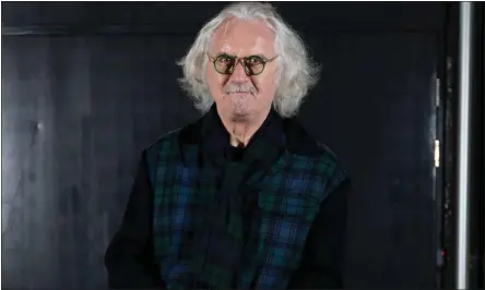  ??  ?? Sir Billy Connolly said he would like to die by the shores of Loch Lomond, and below left, on stage in 1985