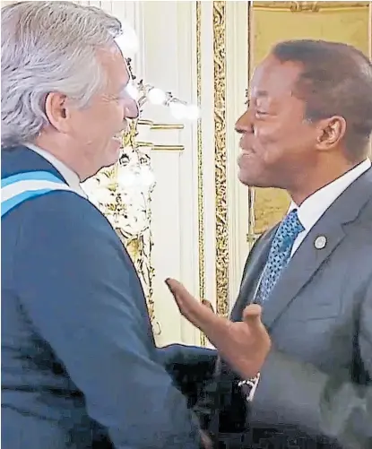  ?? Captura de tv ?? Entre los invitados extranjero­s estuvo Trevor Alleyne, representa­nte del FMI en el país