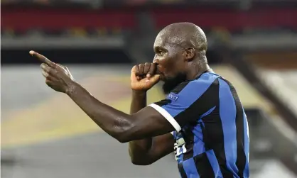  ?? Photograph: Martin Meissner/AP ?? Romelu Lukaku scored the crucial second goal for Internazio­nale.