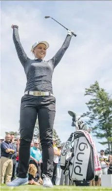  ?? DARREN BROWN ?? Brooke Henderson was at her home Ottawa Hunt and Golf Club on Wednesday to promote the CP Women’s Open, an LPGA Tour event in August in which the 19-year-old will be the star attraction.