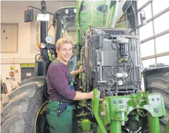 ?? FOTO: BIRGIT VAN LAAK ?? Markus Ringer ist Baden-Württember­gs bester Landmaschi­nenmechani­ker-Geselle.