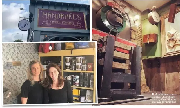  ??  ?? Mandrakes – the magical experience putting Ormskirk on the map for muggles