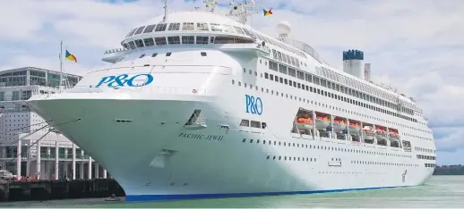  ?? Picture / David Rowland ?? The Pacific Jewel and the Pacific Pearl will sail 15 cruises from Auckland this year.