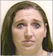  ?? AP ?? Megan Huntsman was booked into the Utah County jail on six counts of murder.