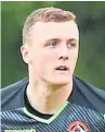  ??  ?? Scotland U18 goalkeeper Jack Newman, above, is Tannadice boss Micky Mellon’s only signing so far, but he will likely turn out for the reserves next season.