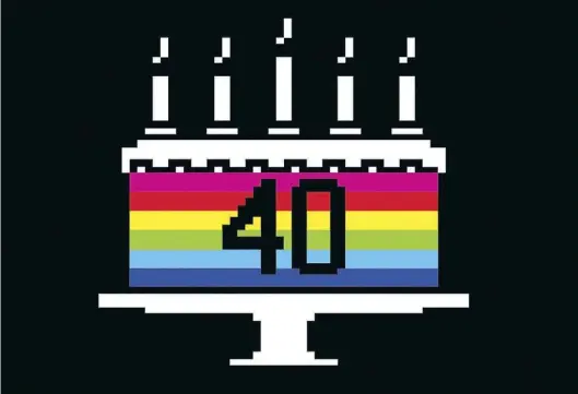  ?? BILD: DPA ?? Eine digitale Torte mit Kerzen zum runden Geburtstag – der Videotext wird 40 (Seite 890)