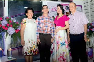  ??  ?? Cecilia Figueredo, Jorge Corredor, Nicol Stefanny Corredor Figueredo y Marcos Corredor.