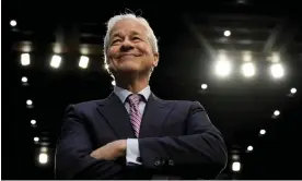  ?? Photograph: Drew Angerer/Getty Images ?? JP Morgan Chase’s CEO, Jamie Dimon, received $135m in compensati­on in 2019.