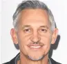  ??  ?? EYESIGHT Gary Lineker